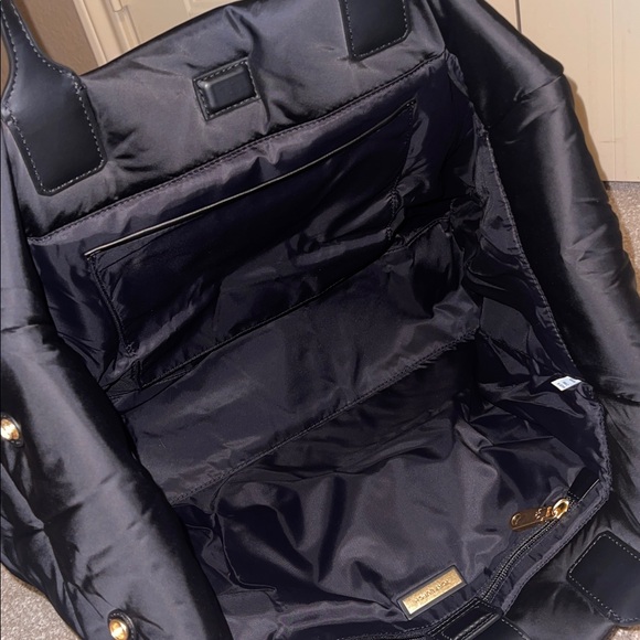 Tory Burch Ella Puffer Tote NEW in Black - Picture 6 of 10